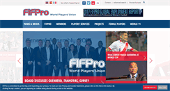 Desktop Screenshot of fifpro.org